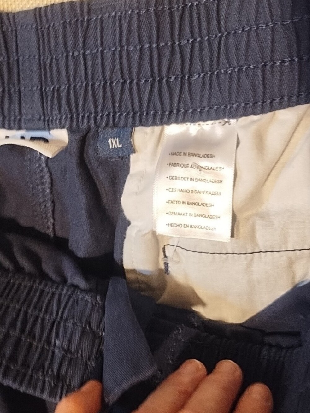 Harbor Bay Nwt size 1XL Men's Navy Flat-Front Shorts. - Picture 4 of 9